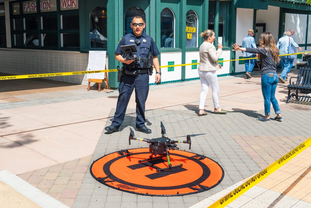 police officer drone