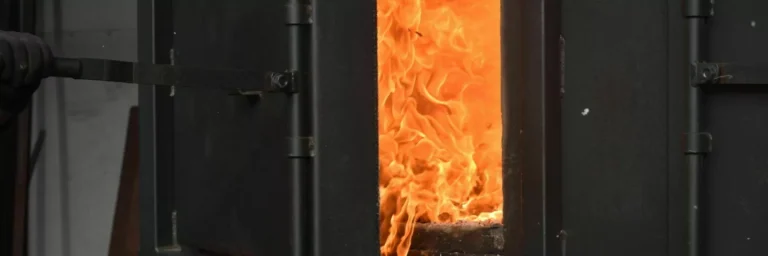 burning incinerator