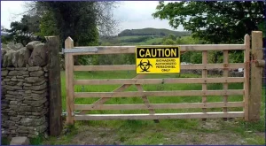 caution gate