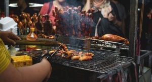 cooking chicken