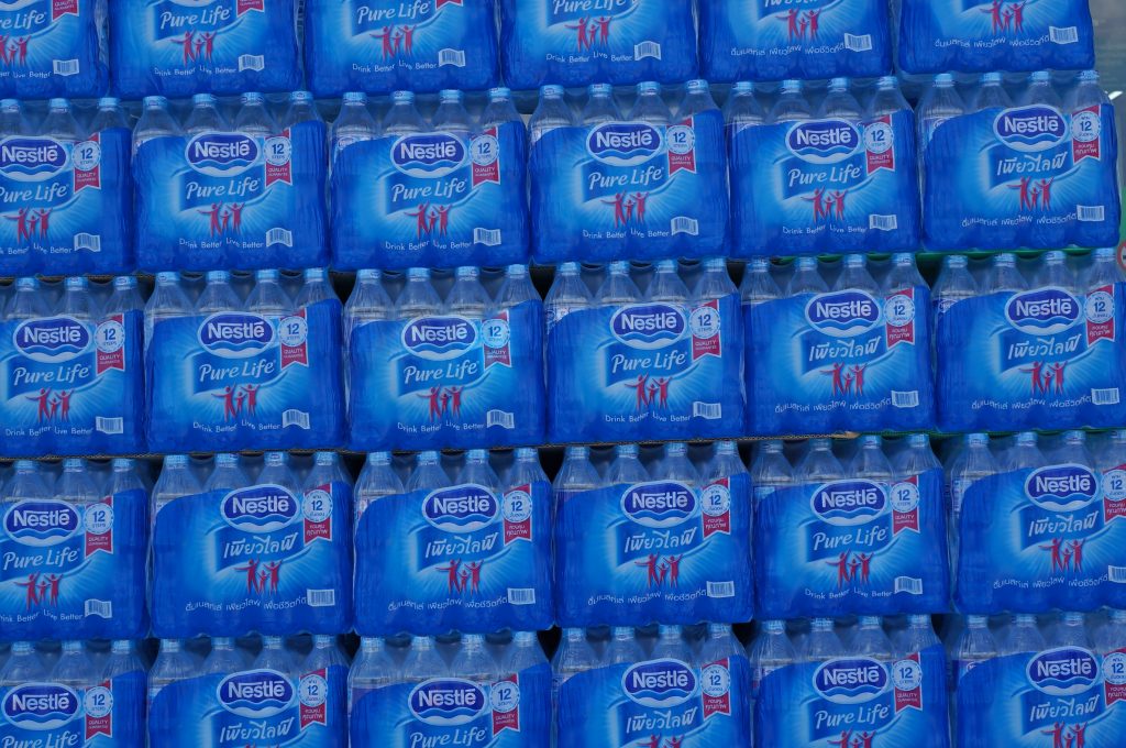 plastic bottles